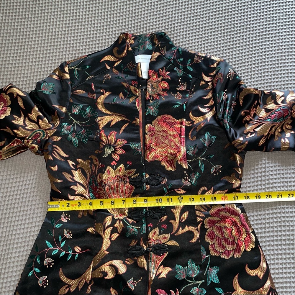 Soft Surroundings Moon Dynasty Brocade Jacquard Jacket - Picture 10 of 16